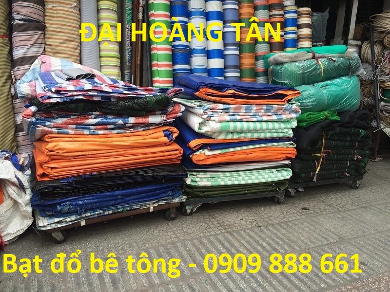 bạt đổ bê tông 6 bạt đổ bê tông